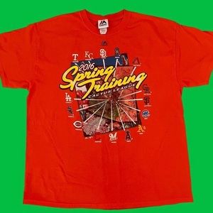 Orange 2016 MLB Baseball Spring Training T-Shirt